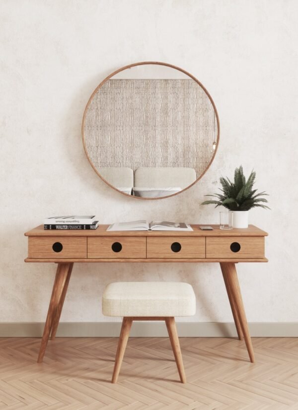 ATLAS POUF - 40 CM, CREAM