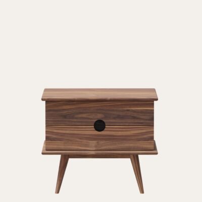 ATLAS NIGHTSTAND WITH DRAWERS - 51 CM