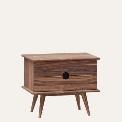 ATLAS NIGHTSTAND WITH DRAWERS - 51 CM