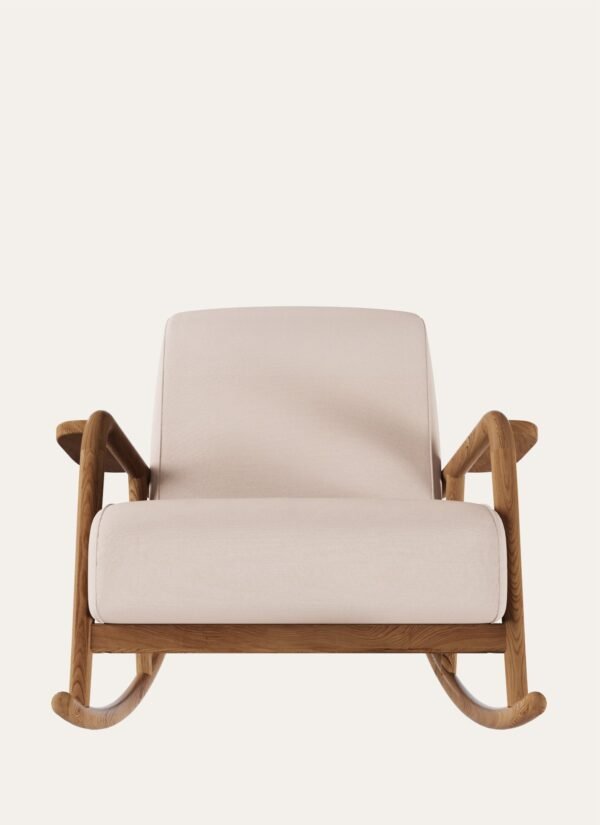 BONY ROCKING ARMCHAIR CREAM