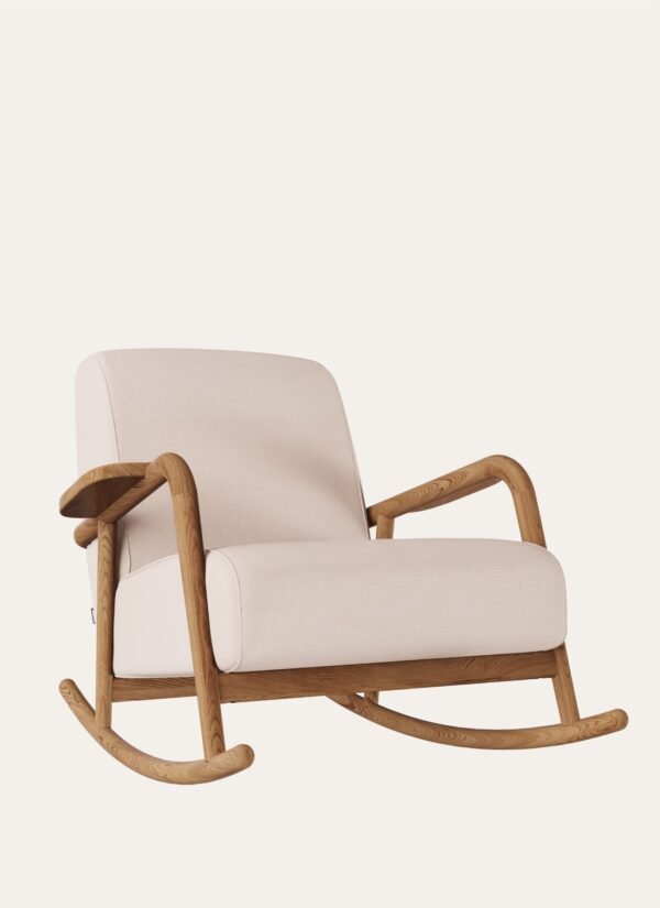 BONY ROCKING ARMCHAIR CREAM