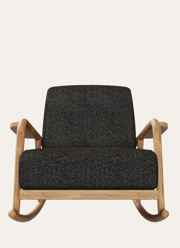 BONY ROCKING ARMCHAIR BLACK