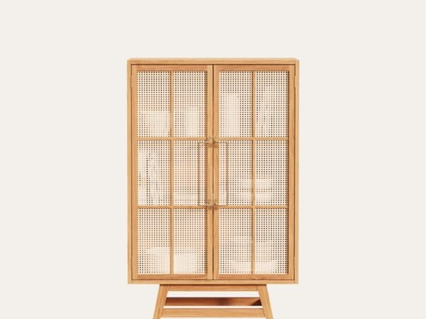 Bufet_Mese_80x130_Hazarenli_01.jpg BUFFET CABINET WITH WICKERWORK 80 X 130 CM