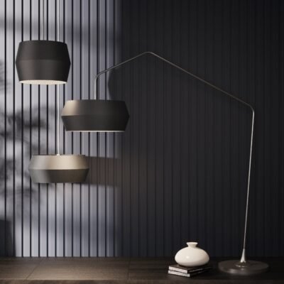 Camel Floor Lamp - Black