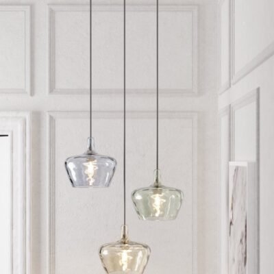 CIRCLE GLASS CHANDELIER